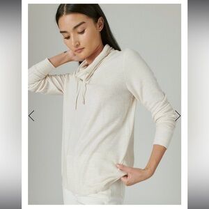 Lucky Brand Neck Cloud Jersey Pullover Size: M